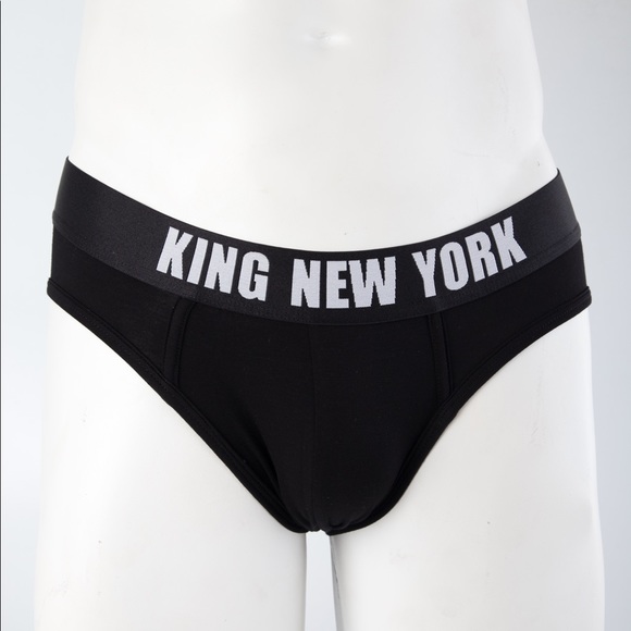 KING NEW YORK , Brief , bamboo fabric underwear.(BLACK) - Picture 10 of 15